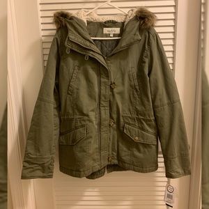 Antique Olive Green Sebby Coat